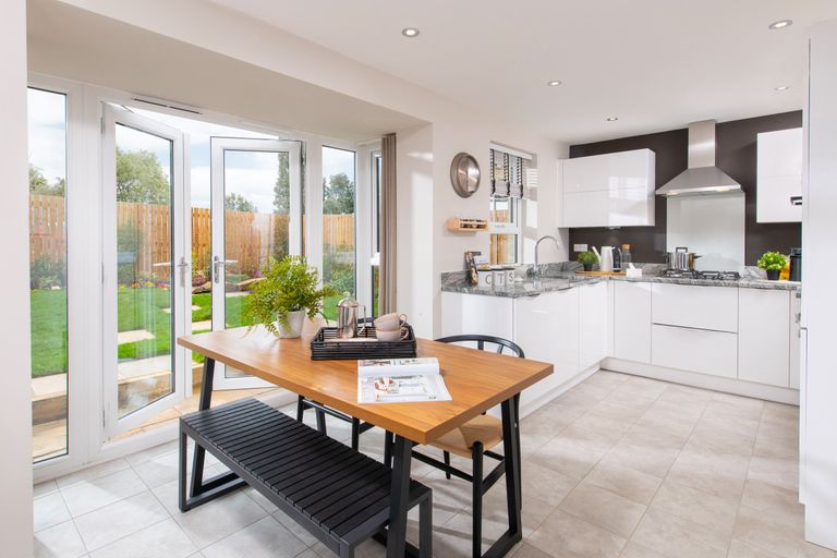 Property 2 of 10. Open Plan Kitchen Leading To The Garden