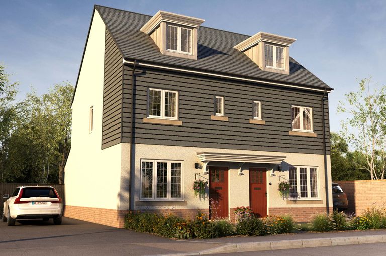 Property 1 of 9. Exterior Mcqueen Three Bedroom New Build