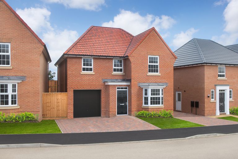 Property 2 of 8. Outside View 4 Bedroom Detached Millford Home