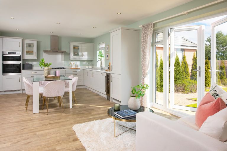 Property 2 of 9. View Of The Kitchen-Diner In The Lichfield 5 Bedroom Home