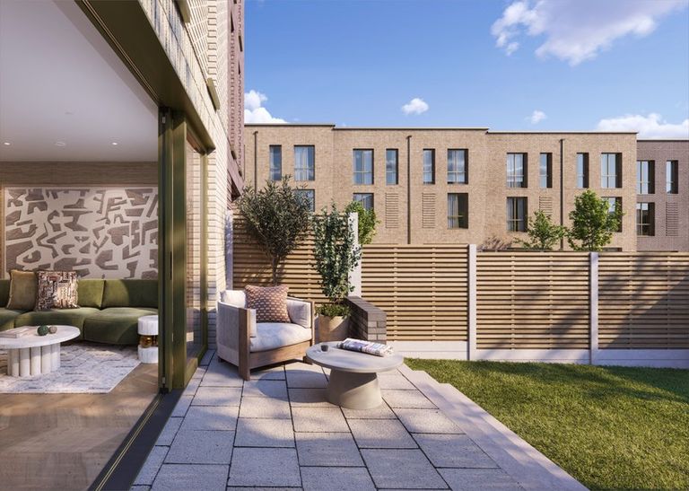 Property 1 of 7. CGI - Private Garden