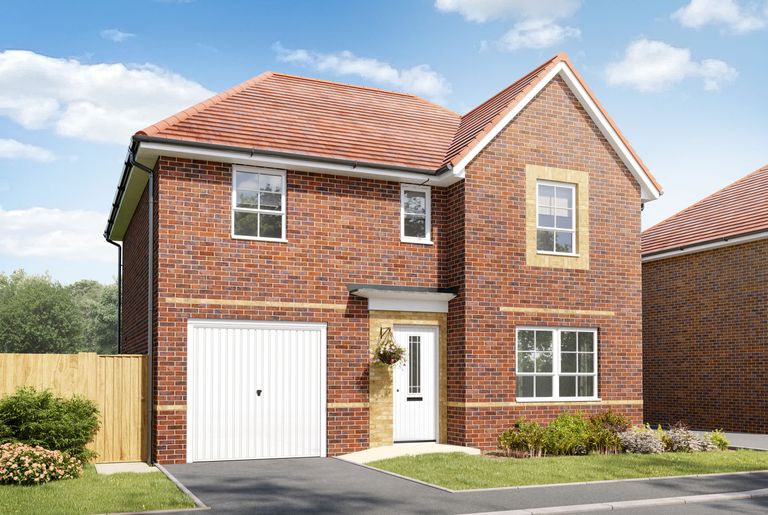 Property 1 of 10. CGI Exterior View Of Our 4 Bed Ripon Home