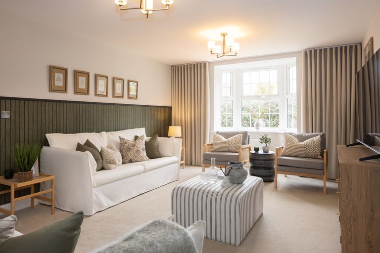 Property 3 of 10. Internal Shot Of The Bay-Fronted Lounge In The Holden Show Home