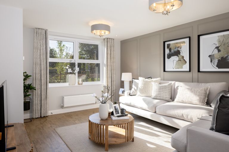 Property 3 of 9. Lounge In The Archford 3 Bedroom Semi Detached Home