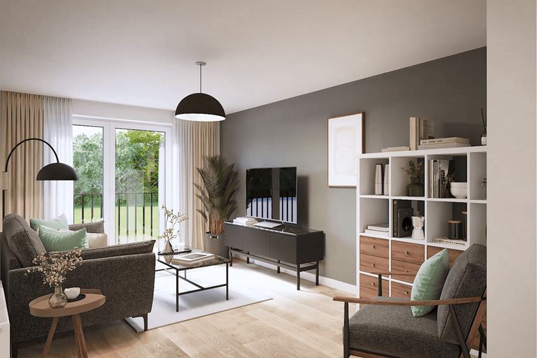 Property 3 of 5. Natural Light Floods Into The Lounge Area From The Windows
