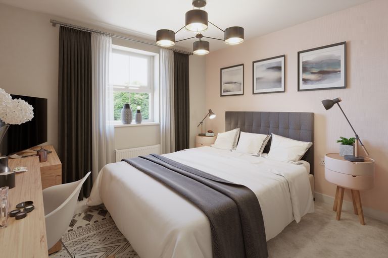 Property 3 of 4. View Of The Main Bedroom In The Two Bedroom Wincham