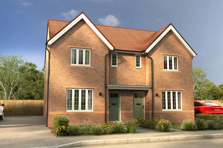 Property 1 of 11. Exterior Godden Three Bedroom New Build