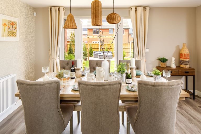 Property 2 of 13. Your Dining Area Looks Over Your Garden Through French Doors