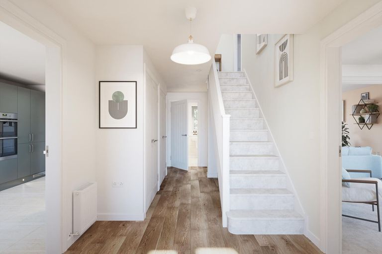 Property 3 of 12. Large And Welcoming Hallway With Storage Cupboards