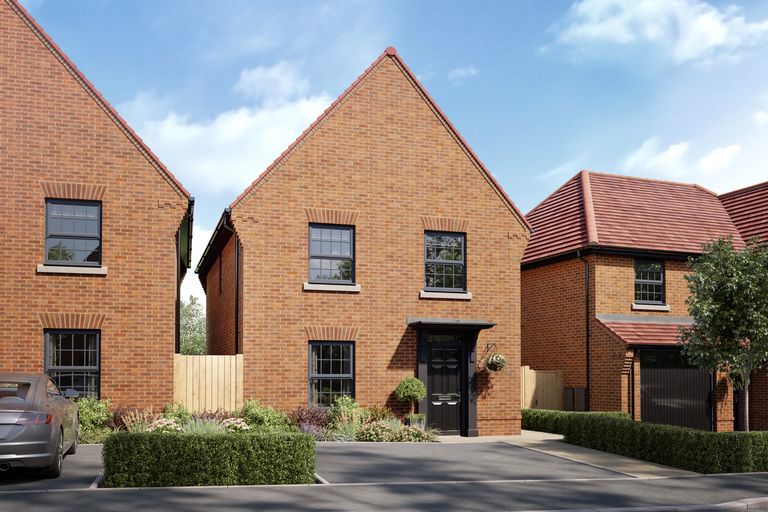 Property 1 of 9. External View Of Detached Home With Anthracite Doors And Windows