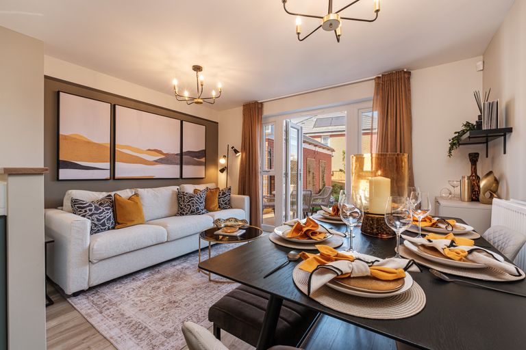 Property 3 of 10. Interior View Of The Open Plan Living Space In Our 3 Bed Kingsville Home