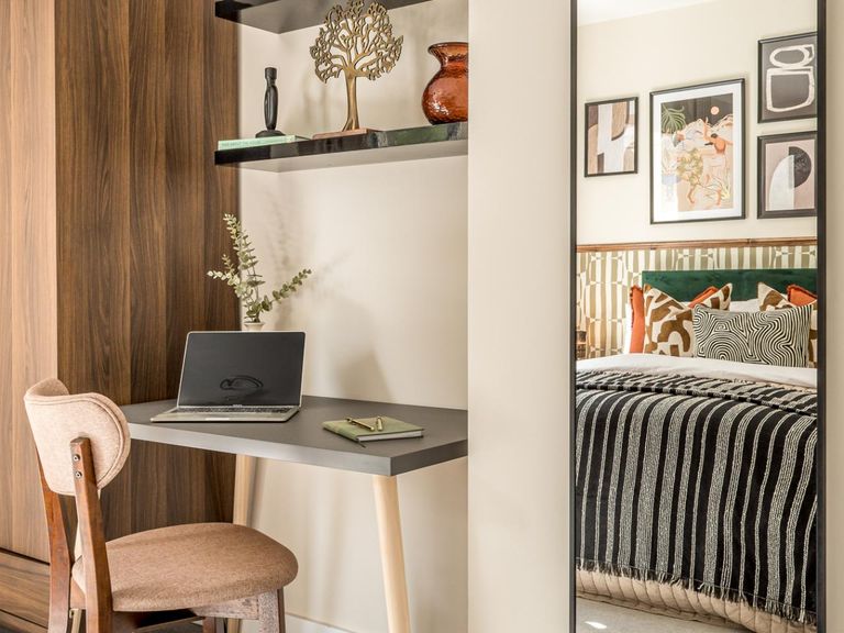 Property 3 of 13. North Gate Park - Show Apartment Bedroom Mirror Shot