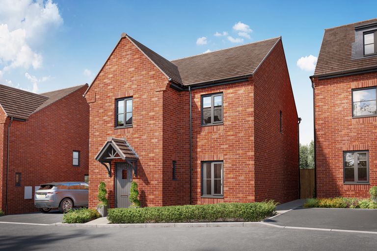 Property 1 of 10. Exterior CGI View Of Our 4 Bed Kingsley Home