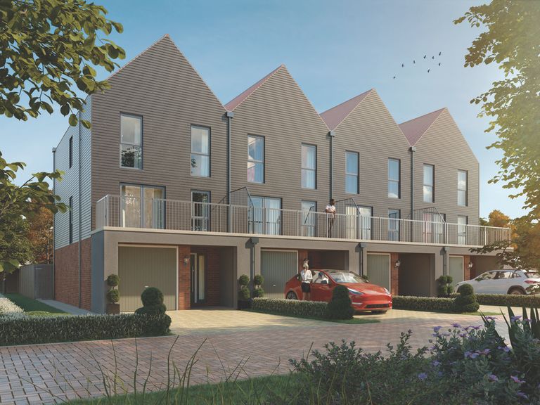 Property 1 of 10. Exterior Image Of The Kensington House Type With Grey Clad