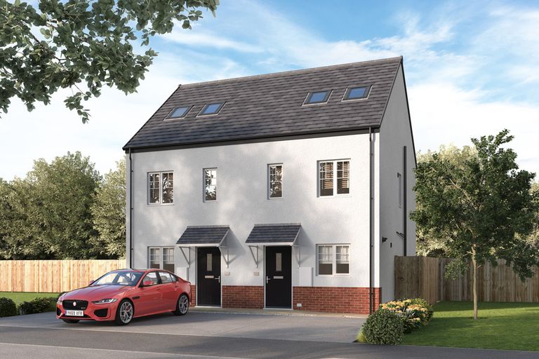 Property 1 of 8. Computer Generated Image, Indicative Exterior, New Build Home