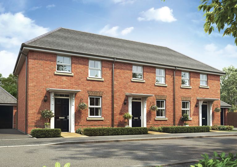Property 2 of 9. CGI Ashdown Brick Terrace