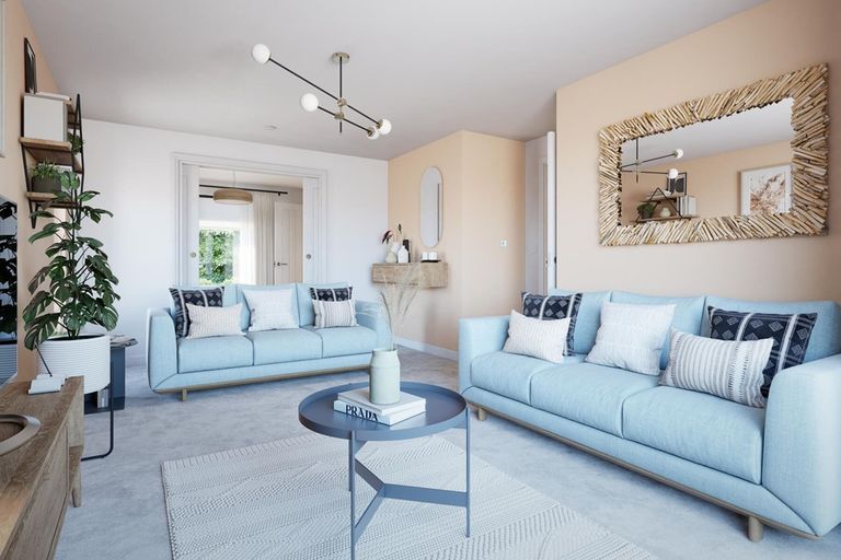Property 2 of 13. The Living Room Features Pocket Doors Through To The Study, So You Can Separate Your Work And Home