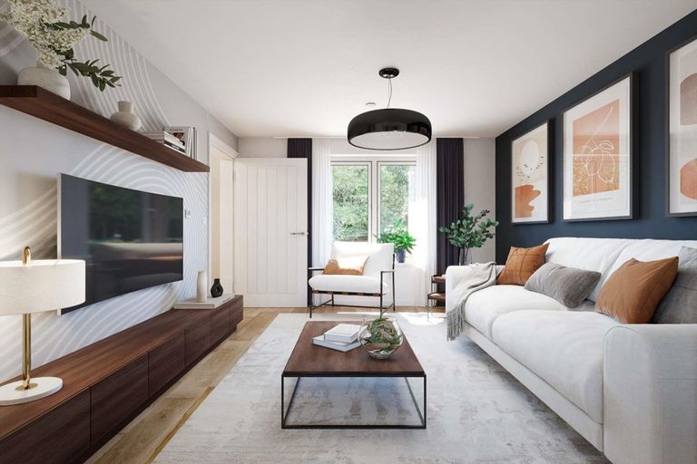 Property 2 of 4. A Separate Living Room Offers The Perfect Place To Relax