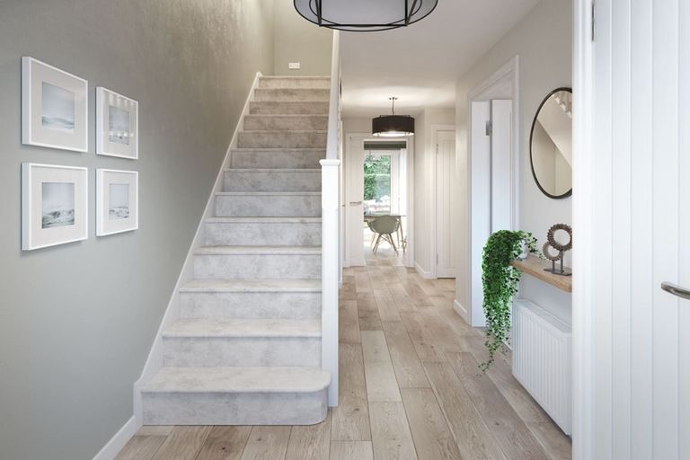 Property 2 of 12. Flooded With Natural Light, This Hallway Benefits From A View Straight Through To The Rear Garden