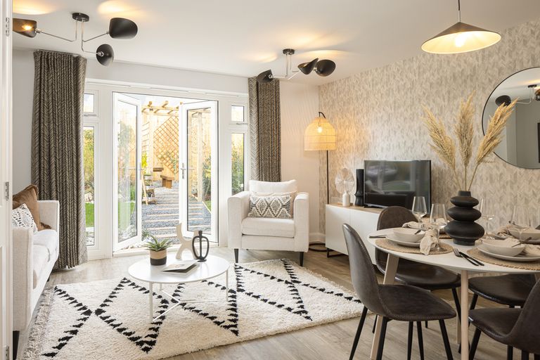Property 2 of 8. Internal Image Of The Lounge/Dining Area In The Ashdown