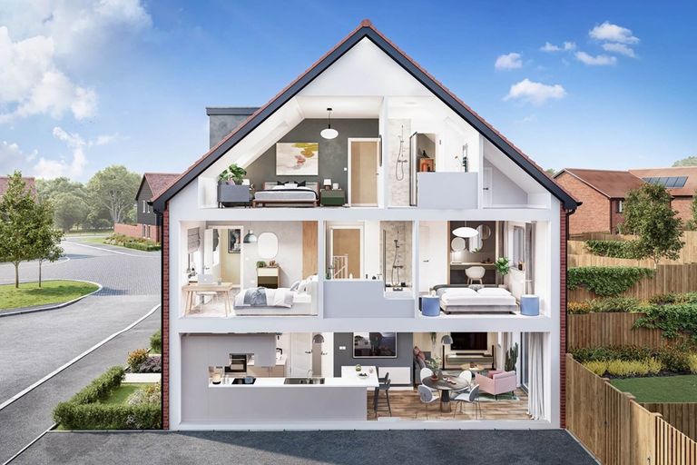 Property 2 of 15. Our Three Storey Owlton Can Grow With You - Doll House CGI