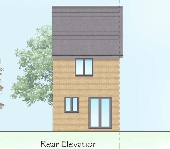 Property 2 of 6. Type B-2 Bed Rear Elevation.Jpg