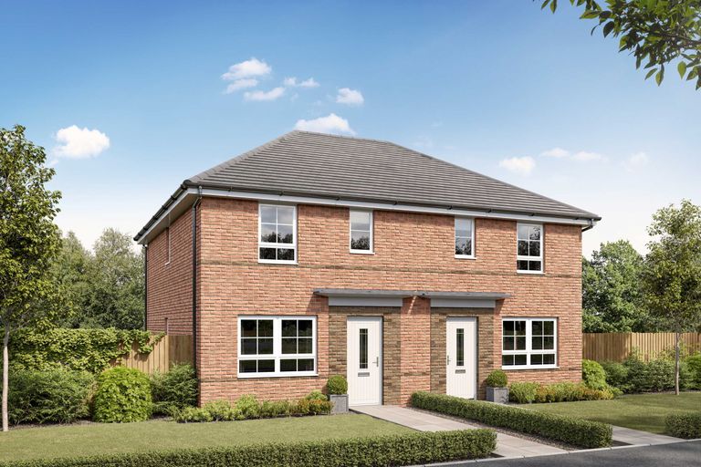 Property 1 of 10. Exterior CGI View Of Our 3 Bed Ellerton Home