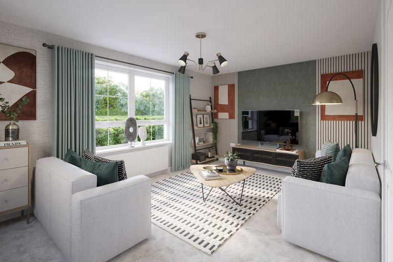Property 3 of 6. Living Room In A 3 Bed Home