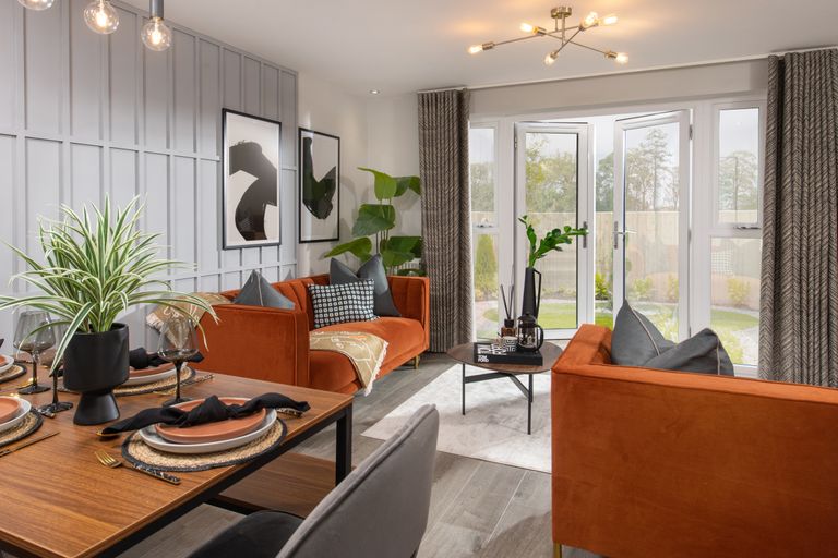 Property 2 of 7. Inside View 3 Bedroom Norbury Lounge With French Doors