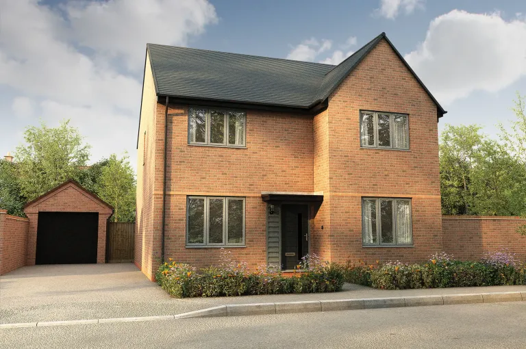 Property 1 of 12. Exterior Verwood Four Bedroom New Build