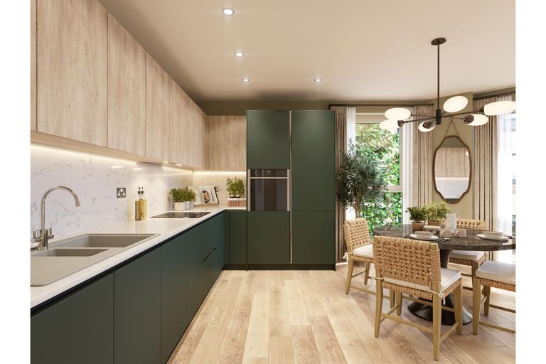 Property 2 of 12. Contemporary Kitchen Finished In The Earth Palette