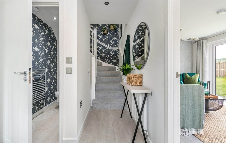Property 3 of 12. The Boswell Home Has A Bright Welcoming Hallway