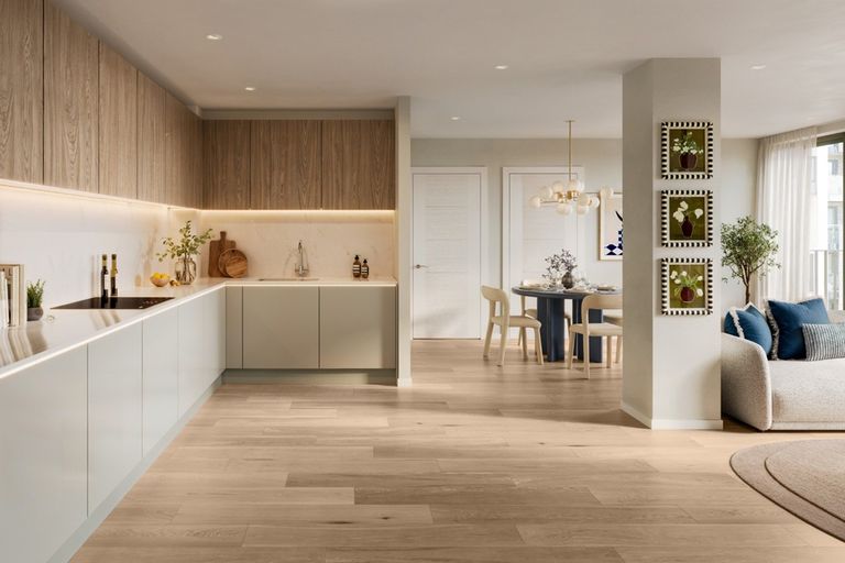 Property 2 of 13. Contemporary Kitchen With A Refined, Functional Design And High-Quality Appliances.