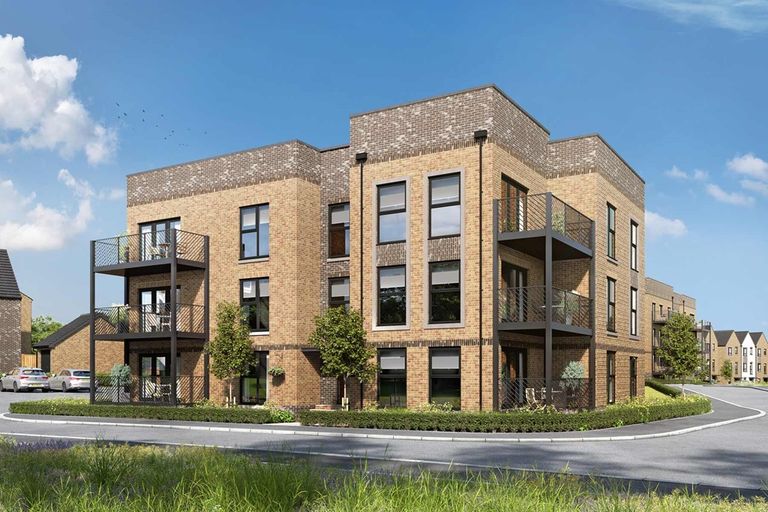 Property 1 of 9. A CGI Of The Apartments At Little Furze Place, Plots 1-6