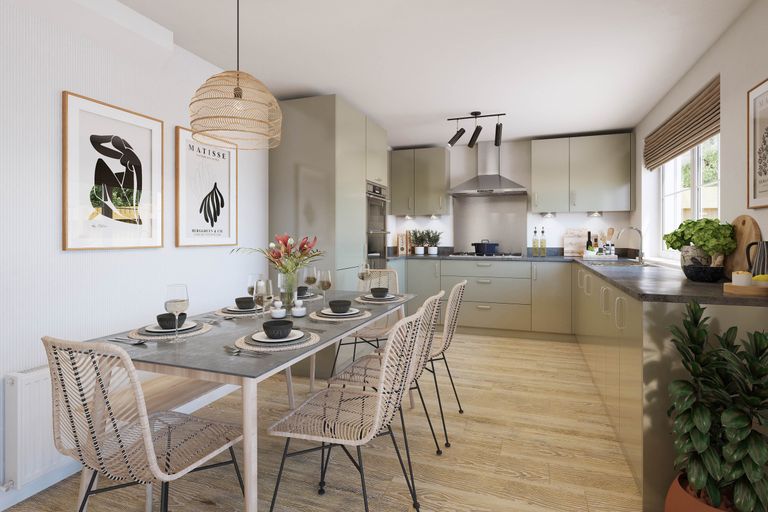 Property 3 of 8. Tain H437_07 Caledonia Housetype Dining Room-171122