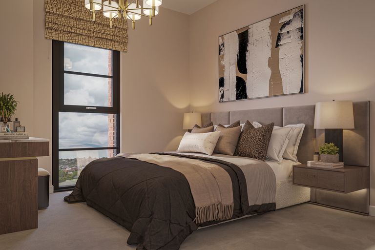 Property 1 of 6. Plot 93- Bedroom 2 CGI (1)