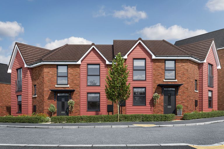 Property 1 of 8. External View Of The Three Bedroom Fairway At New Lubbesthorpe