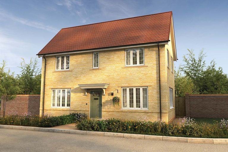 Property 1 of 9. Exterior Lawrence Three Bedroom New Build