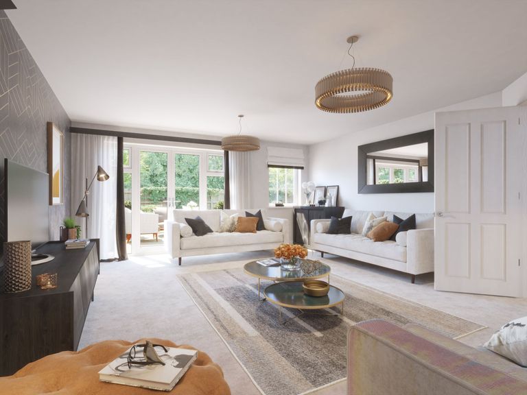 Property 3 of 9. Lounge In The Evesham Show Home