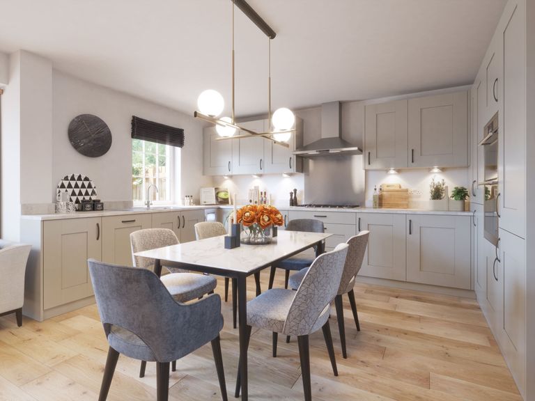Property 2 of 9. Kitchen In The Evesham Show Home