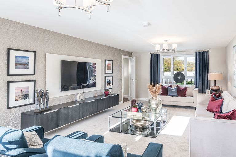 Property 3 of 10. Buchanan 4 Bedroom Home, Spacious Lounge
