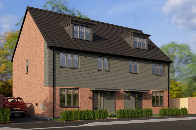 Property 1 of 12. Exterior Morris Four Bedroom New Build
