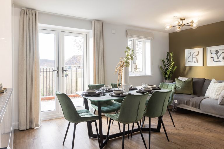 Property 1 of 9. Dining Area In The Matlock 3 Bedroom Home