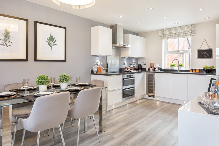 Property 2 of 9. Open Plan Kitchen In The Hadley Special 3 Bedroom Home