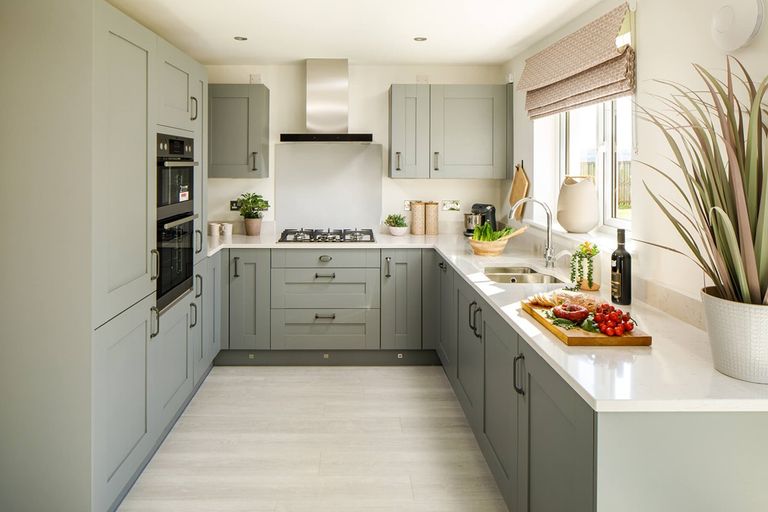 Property 3 of 12. The Three Sided Kitchen Has Plenty Of Storage Space