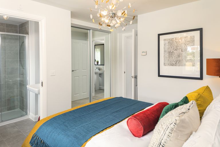 Property 3 of 7. Inside View Of En Suite Main Bedroom. Ellerton. 3 Bed Home.