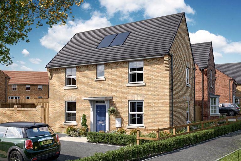 Property 1 of 8. External CGI Of The Hadley At The Hamlets
