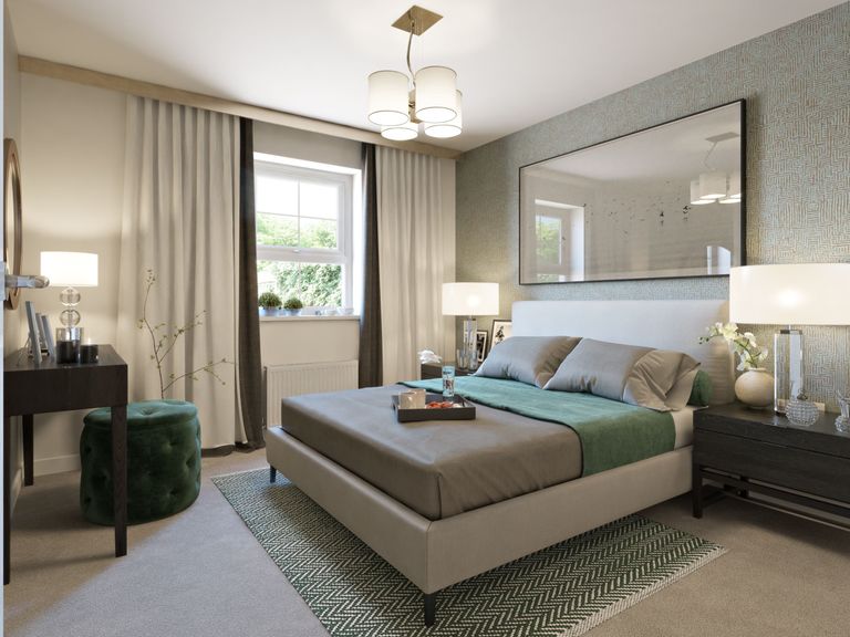 Property 3 of 6. The Bedale Bungalow Bedroom CGI