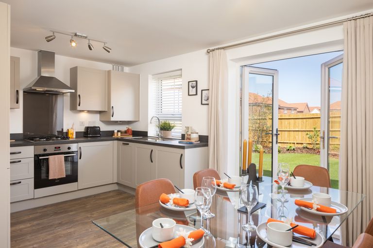 Property 3 of 10. Kitchen And Dining Room In A 3 Bed Ellerton