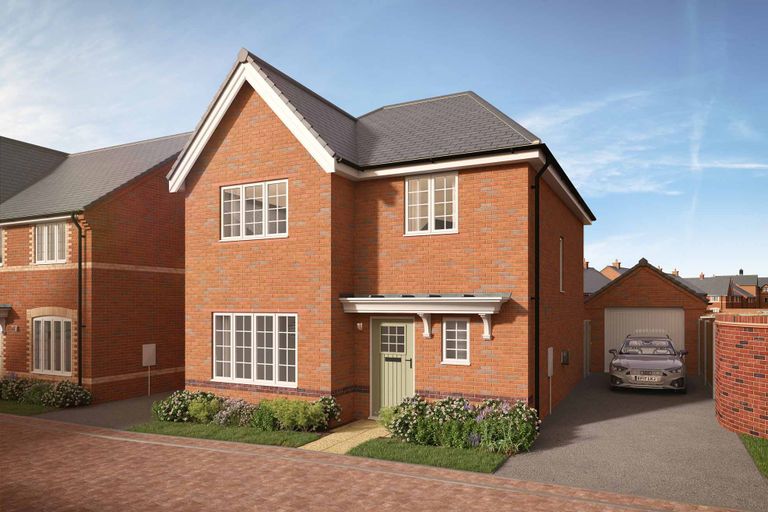 Property 1 of 9. Exterior Lymington 4 Bedroom New Build